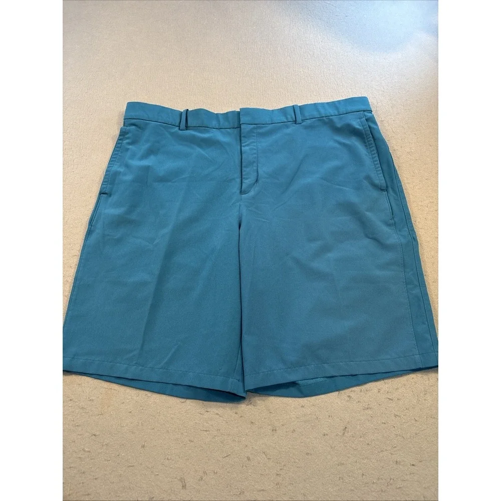 Nike Golf Dri-Fit SHORTS  Mens 40  AQUA BLUE Stretch  Athleisure PERFORMANCE